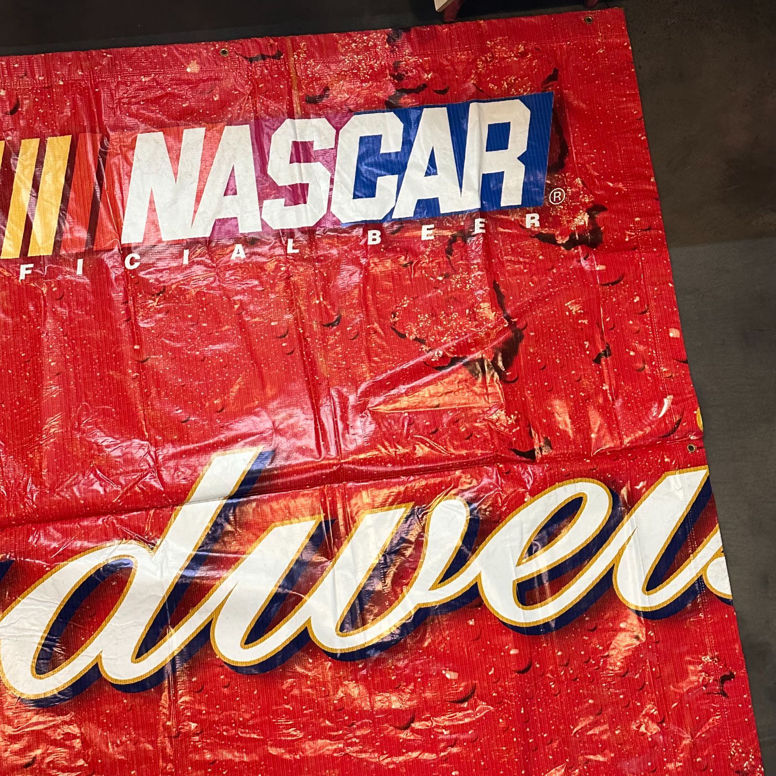 NASCAR×Budweiser大型バナー