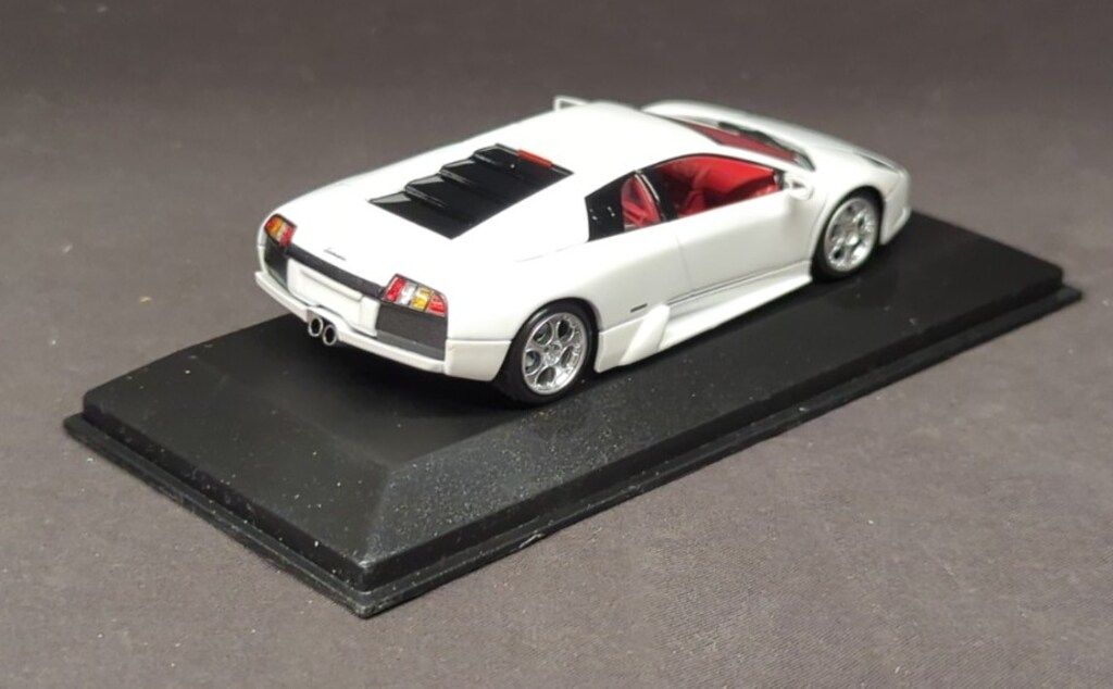 Paul's Model Art 1/43MINICHAMPS Lamborghini Murcielago 2004（ホワイト）京商フェア2007横浜 103525