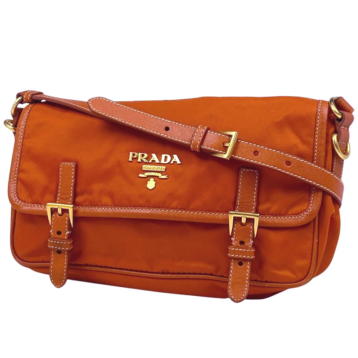 在庫一掃】 プラダ PRADA ロゴ ショルダーバッグ 斜め掛け