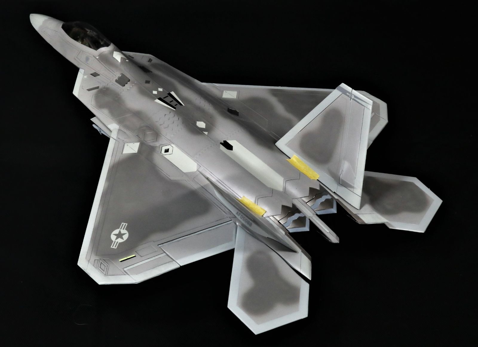 ハセガワ 1/48 F-22 ラプター 完成品 - メルカリ