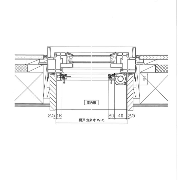 スライド網戸 横引き網戸 安い Eゾーン 横引きロール網戸 XMY | 商品を