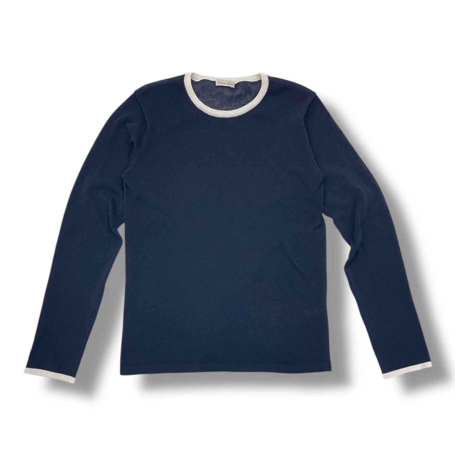 Steven alan スティーブンアラン リンガーロングスリーブ プルオーバー 