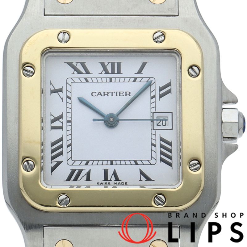 カルティエ サントスガルベLM ウォッチ コンビ オートマチック  