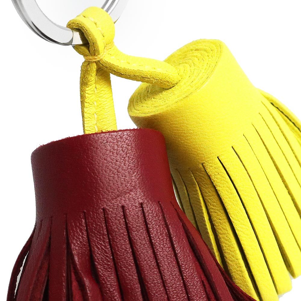 エルメス カルメン ウノドス キーリング バッグチャーム キーホルダー  