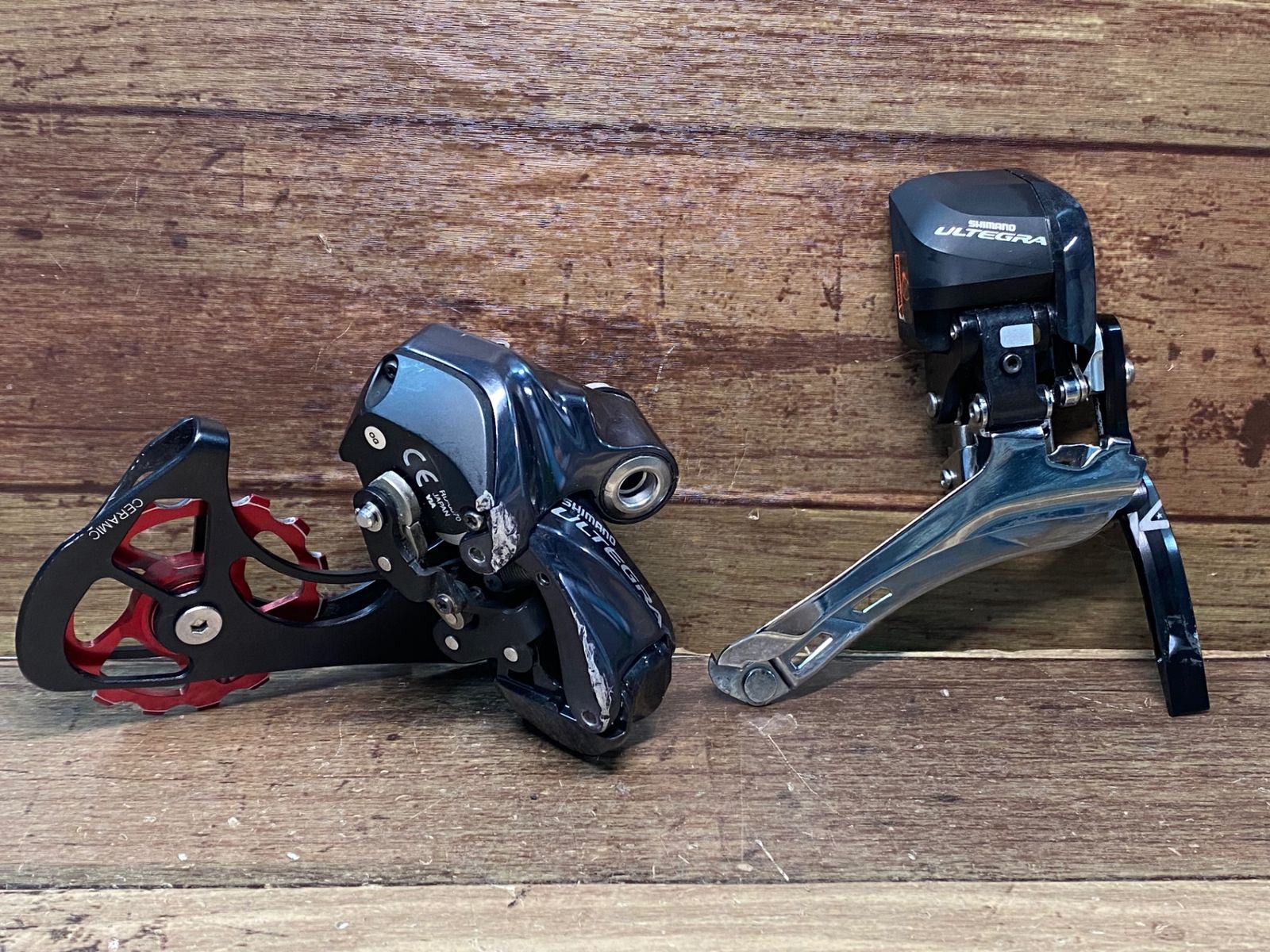 IK 709 シマノ SHIMANO アルテグラ ULTEGRA FD 6870 RD ディレイラーセット ビッグプーリー