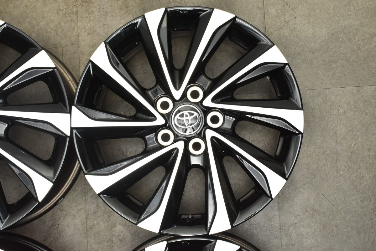 【新車外し】トヨタ90系ヴォクシーノアタイヤホイール4本セットナット キャップ付 4本 新車外し トヨタ 90系 ヴォクシー 純正 16インチ 5穴 PCD114