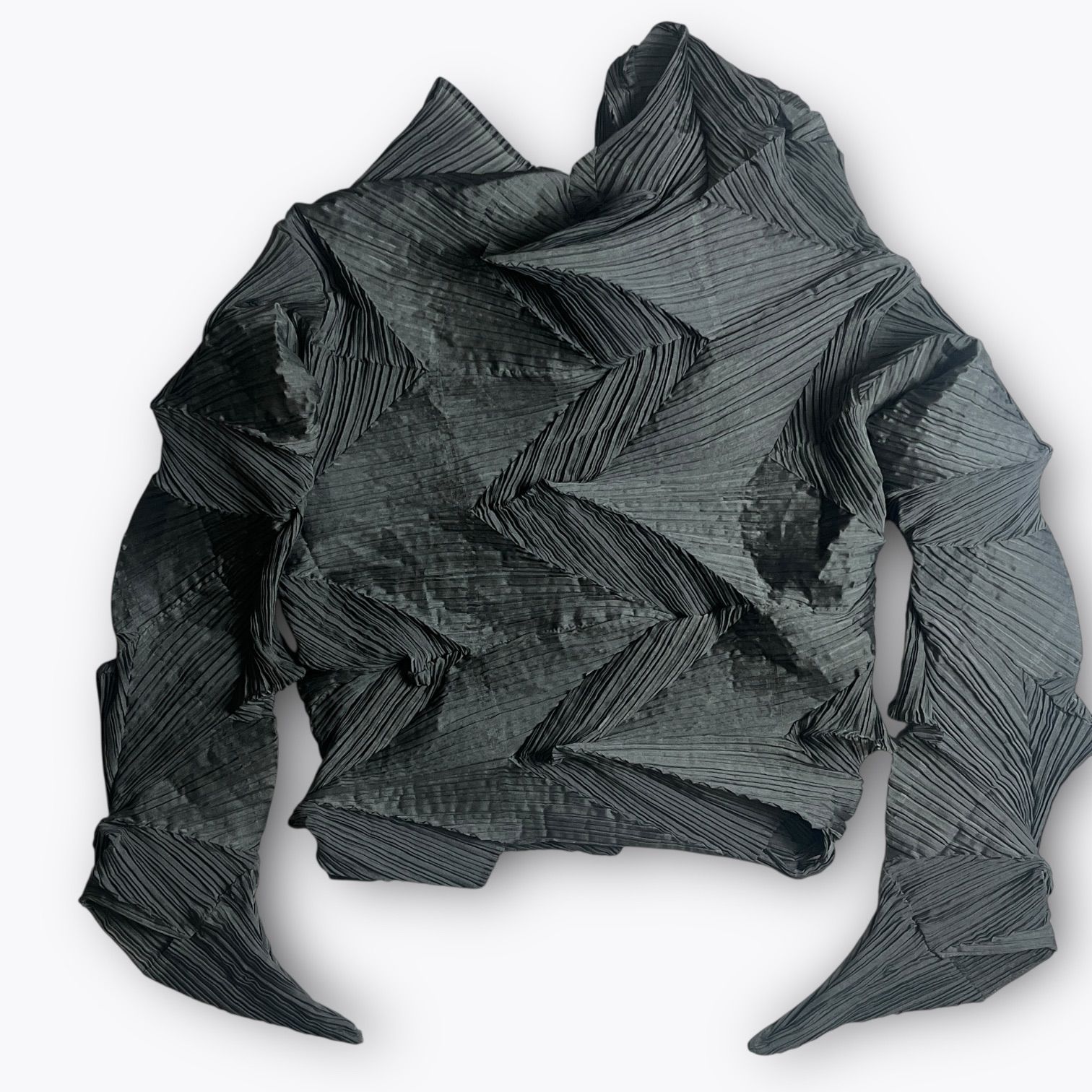90s】ISSEY MIYAKE White Label 変形プリーツ セットアップ イッセイ 