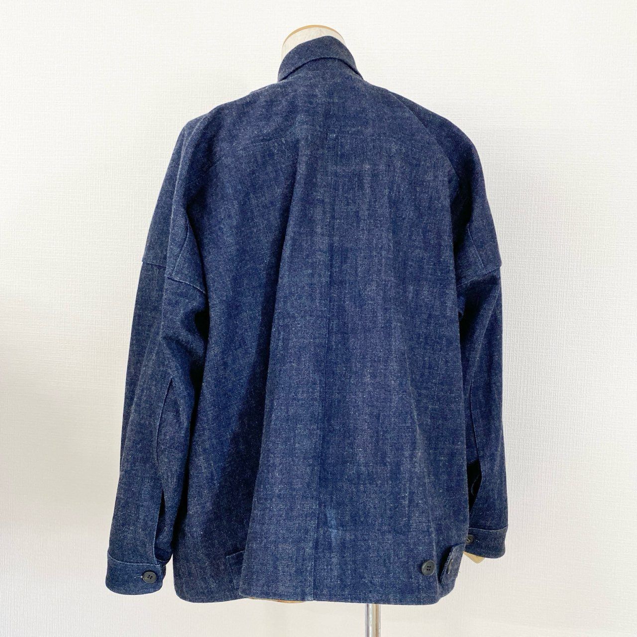 O-PROJECTデニムジャケット O-Project Denim Jacket, Bleached Shadow – Glasswing