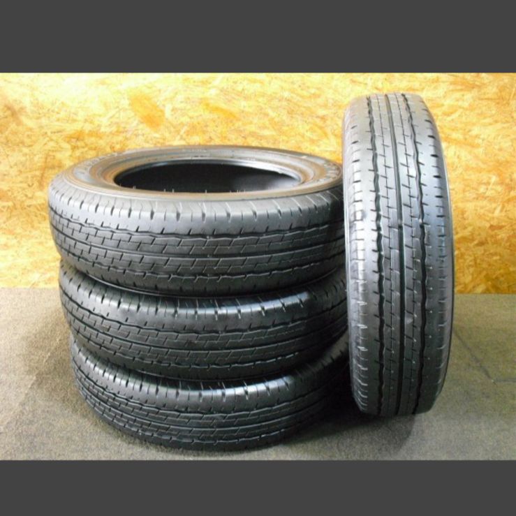 4本 バリ山 155/80R14. LT. ヨコハマ 送料無料 プロボックス 【公式通販】