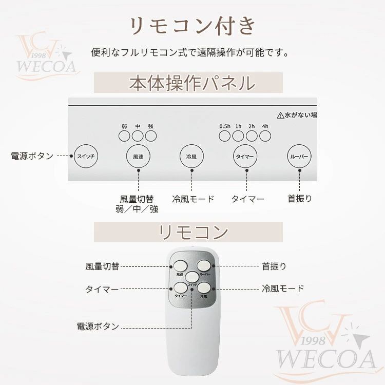 リモコン付き