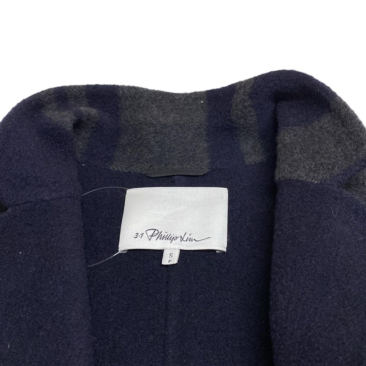 3.1 Phillip Lim ネイビー　コート サイズ0 3.1 Phillip lim(スリーワンフィリップリム) コート サイズS P
