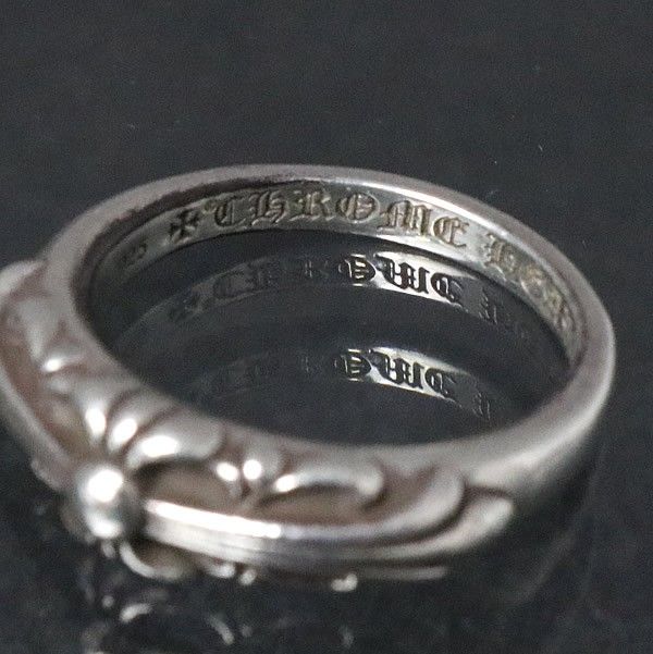 13号CHROMEHEARTS BABY CLASSICフローラルクロスリング ☆クロムハーツ