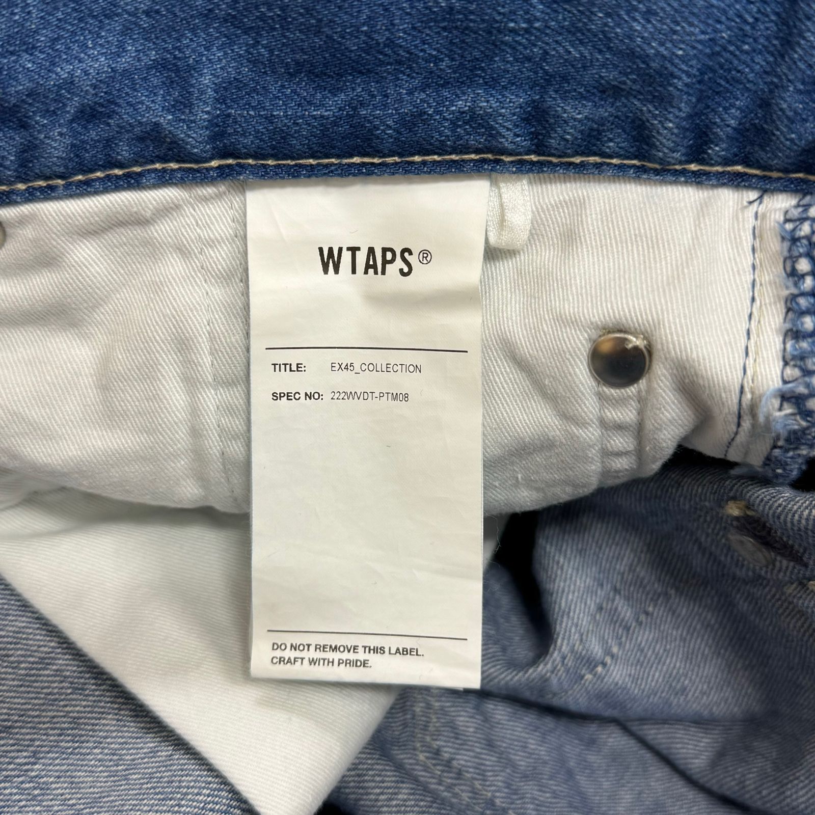 WTAPS 22AW BLUES STRAIGHT TROUSERS INDIGO ストレート デニム パンツ 