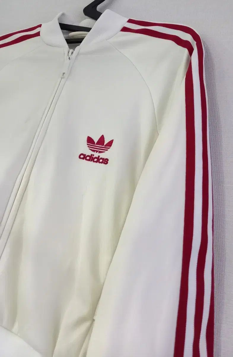 adidas アディダス 白い歯 白 トラックトップス ジャージ ジップアップジャージ 85 90