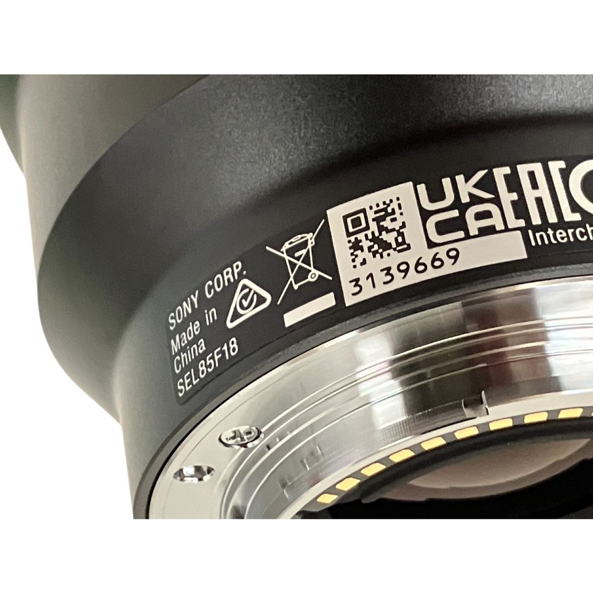 SONY FE 85mm F1.8 SEL85F18 中望遠単焦点レンズ 一眼レフカメラ
