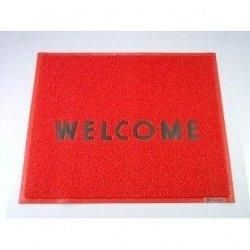 3営業日で発送 TKG テイケイジイ 遠藤商事 ３Ｍ 文字入マット ＷＥＬＣＯＭＥ赤 KMT1313A
