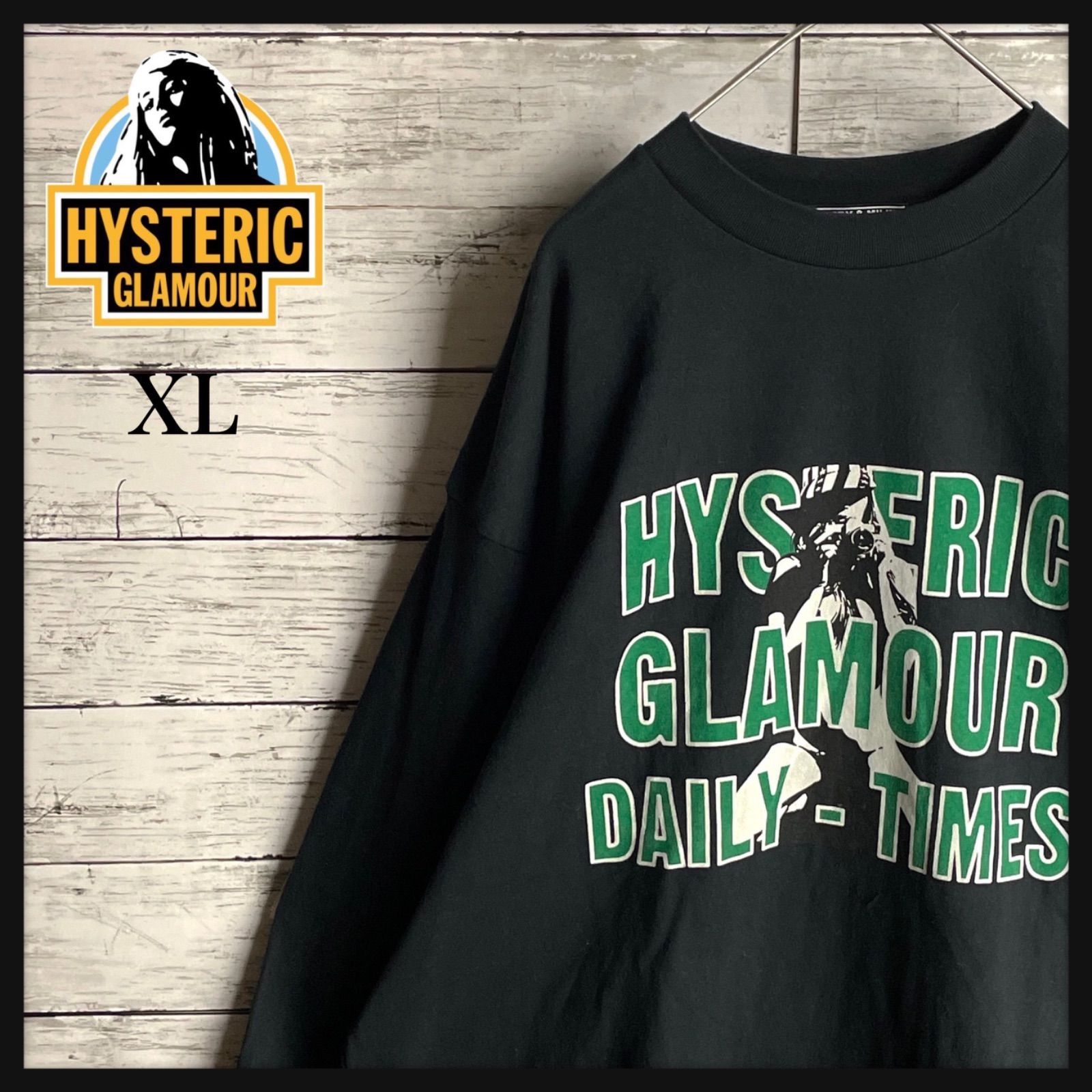 【美品】HYSTERIC GLAMOUR 長袖Tシャツ デビルガール カーキ 美品 HYSTERIC GLAMOUR 長袖Tシャツ 美品】HYSTERIC GLAMOUR 長袖T