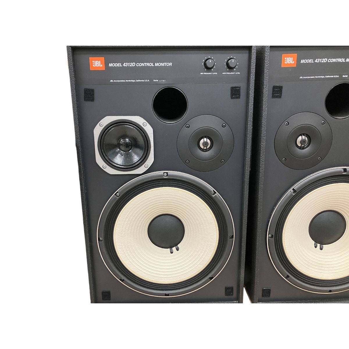 即購入禁止！JBL 4312D CONTROL MONITOR スピーカー① JBL 4312D CONTROL MONITOR ペア 3ウェイ スピーカー
