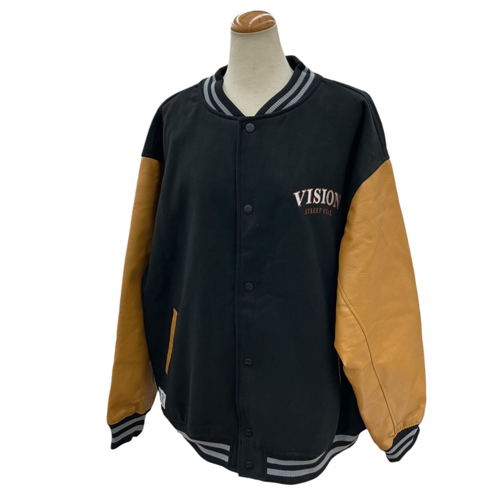 186000 現状品 VISION ビジョン スタジャン XL ブラック