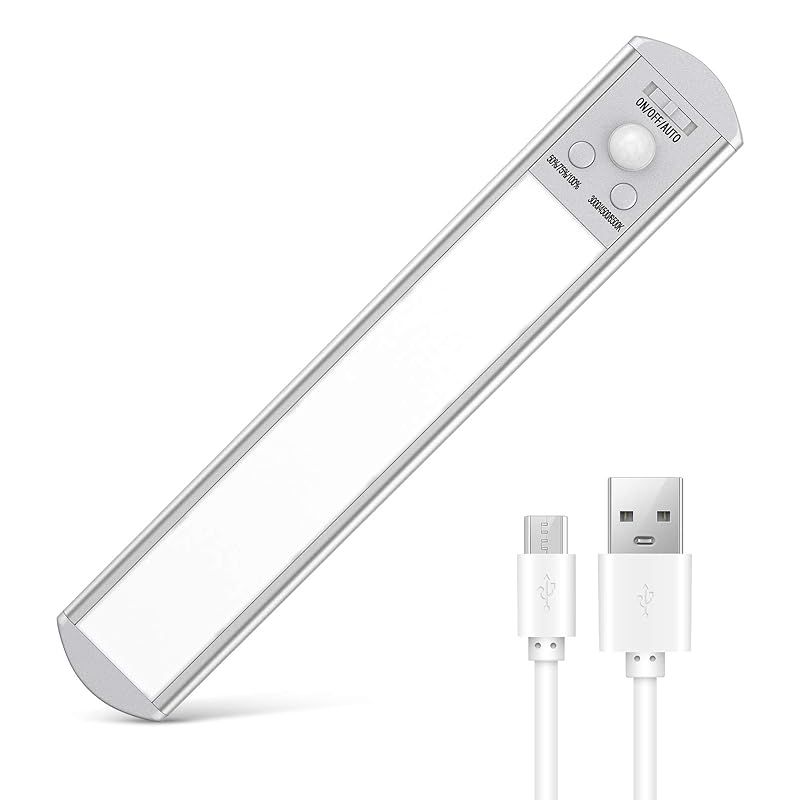 LEDライト目に優しい led ライト LED読書ライト マグネット付き 読書灯 充電式 クローゼットライト 洗面所 取付簡単 角度調節不可 1