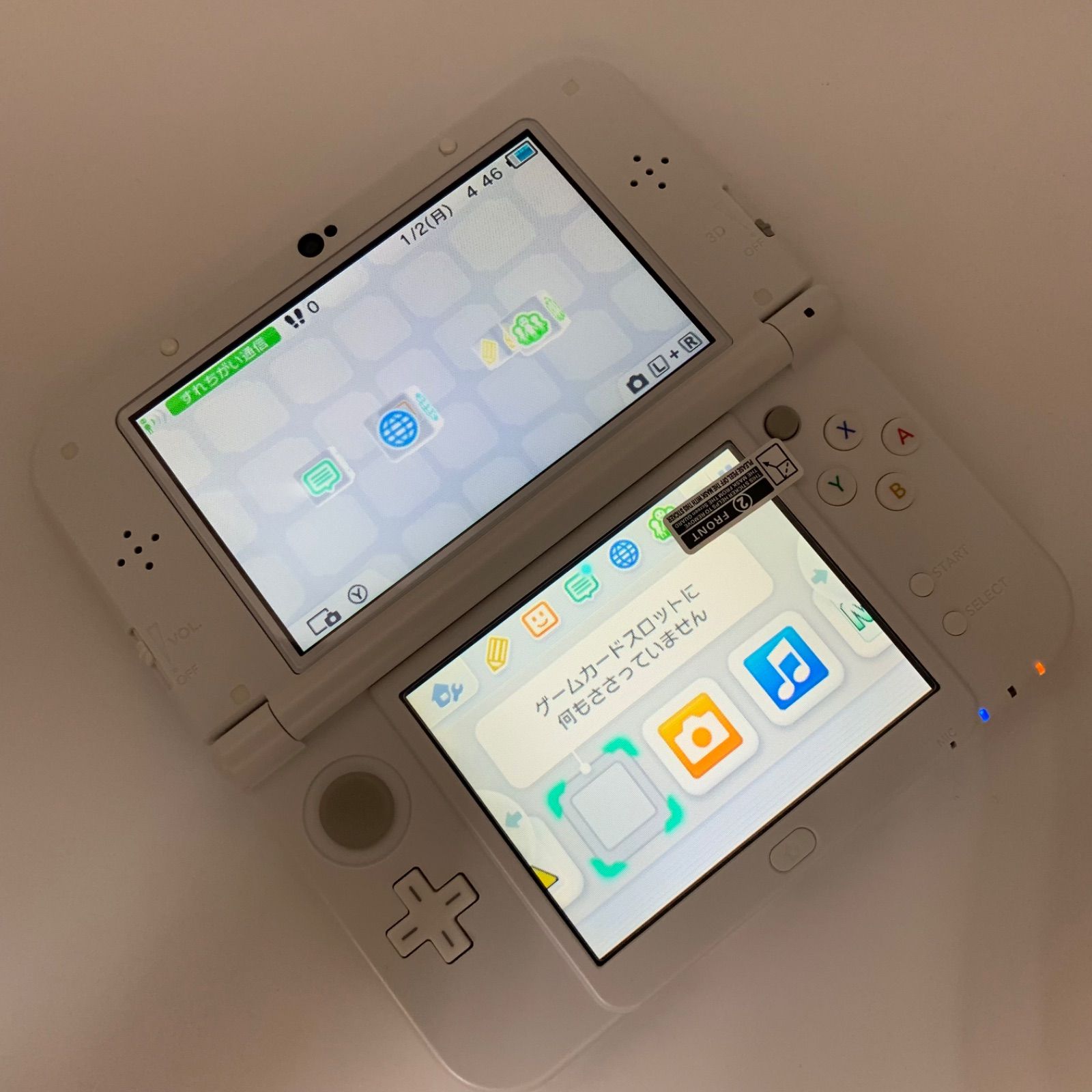 newニンテンドー3DS LL パールホワイト 上下IPS - メルカリShops