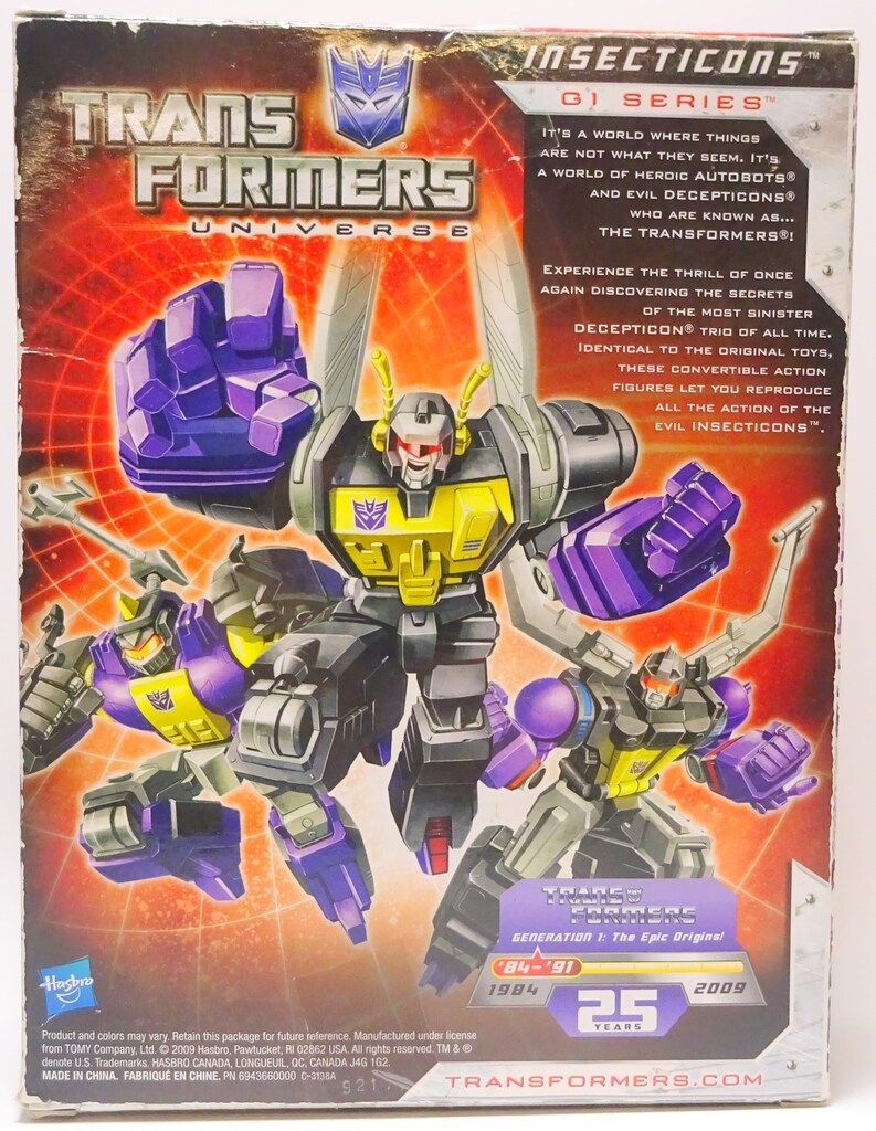 TF|UNIVERSE|COMMEMORATIVE INSECTICONS