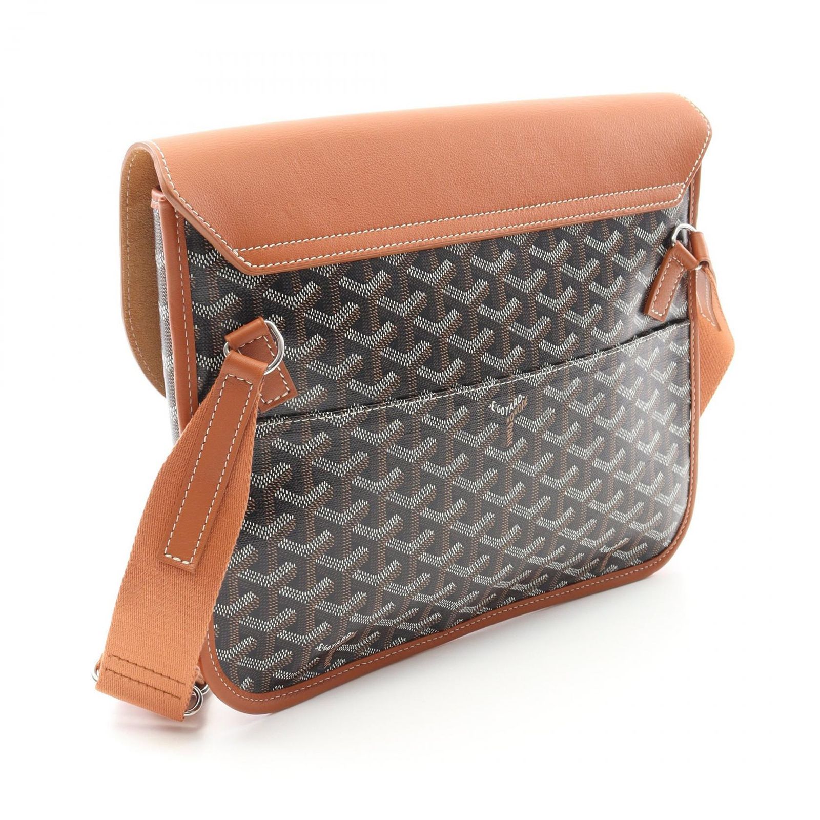 ゴヤール GOYARD グレナディン メッセンジャー ショルダーバッグ レザー ゴヤール GOYARD グレナディン メッセンジャー ショルダーバッグ