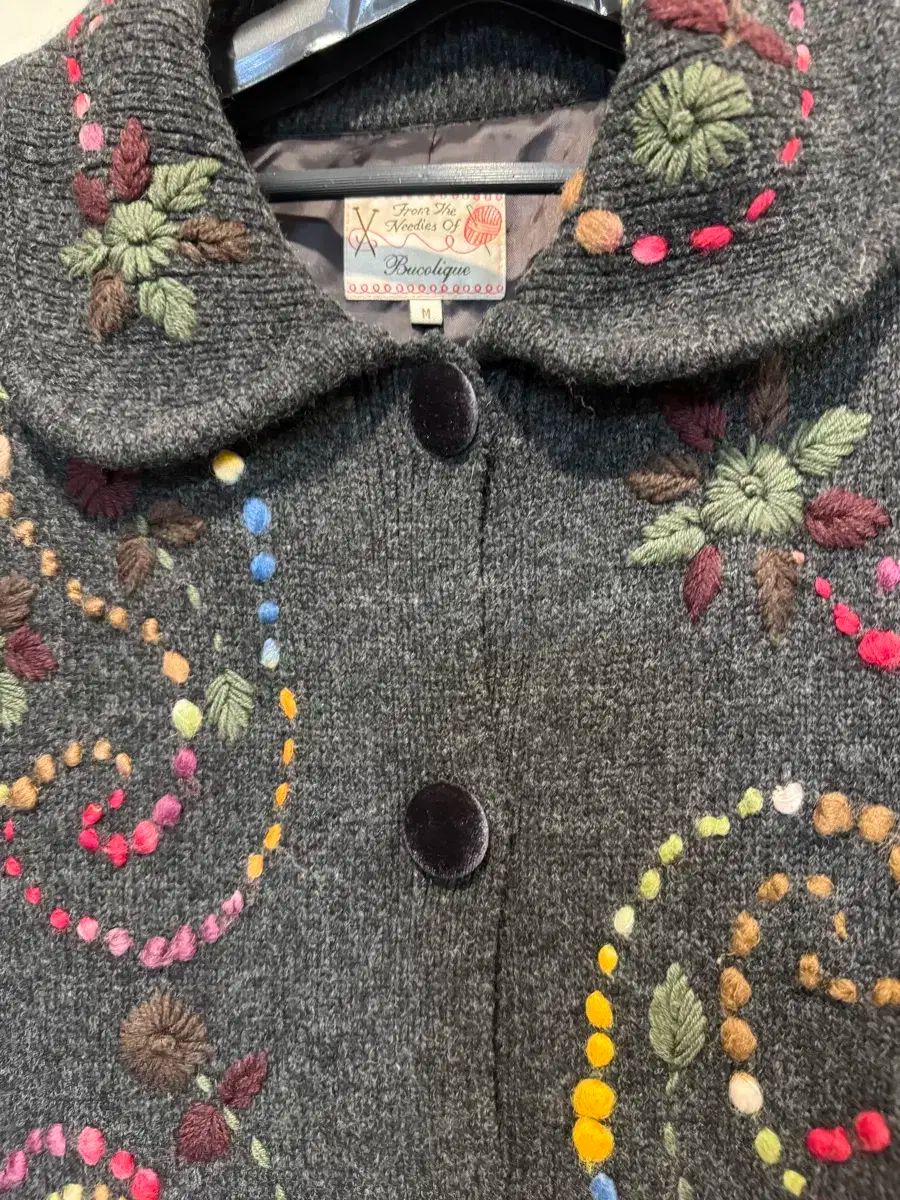  Bucolique 刺繍カーディガン 長袖 カーディガン ボレロ アンサンブル