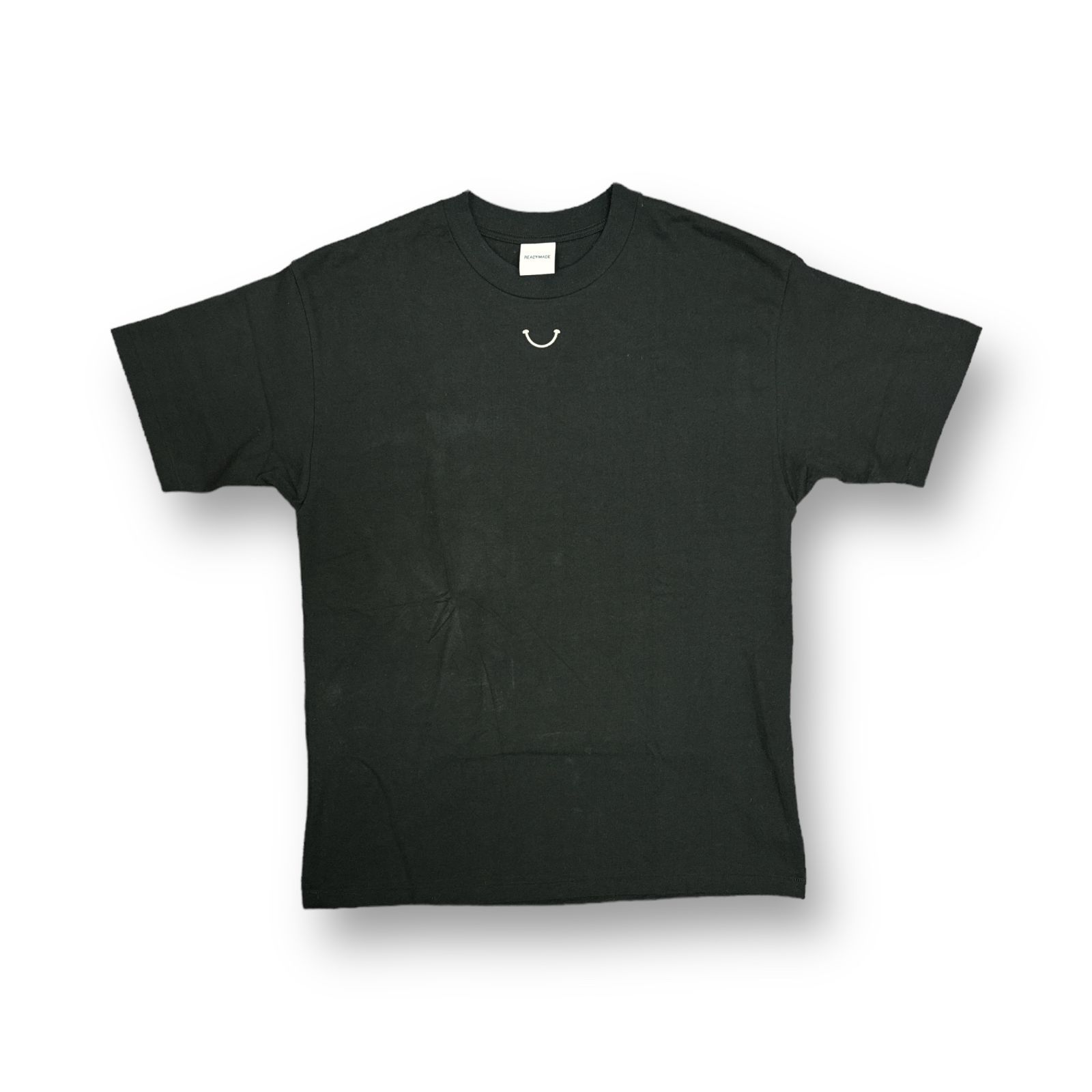 美品 READYMADE 23SS S/S T-SHIRT SMILE / BLK ロゴプリント Tシャツ 