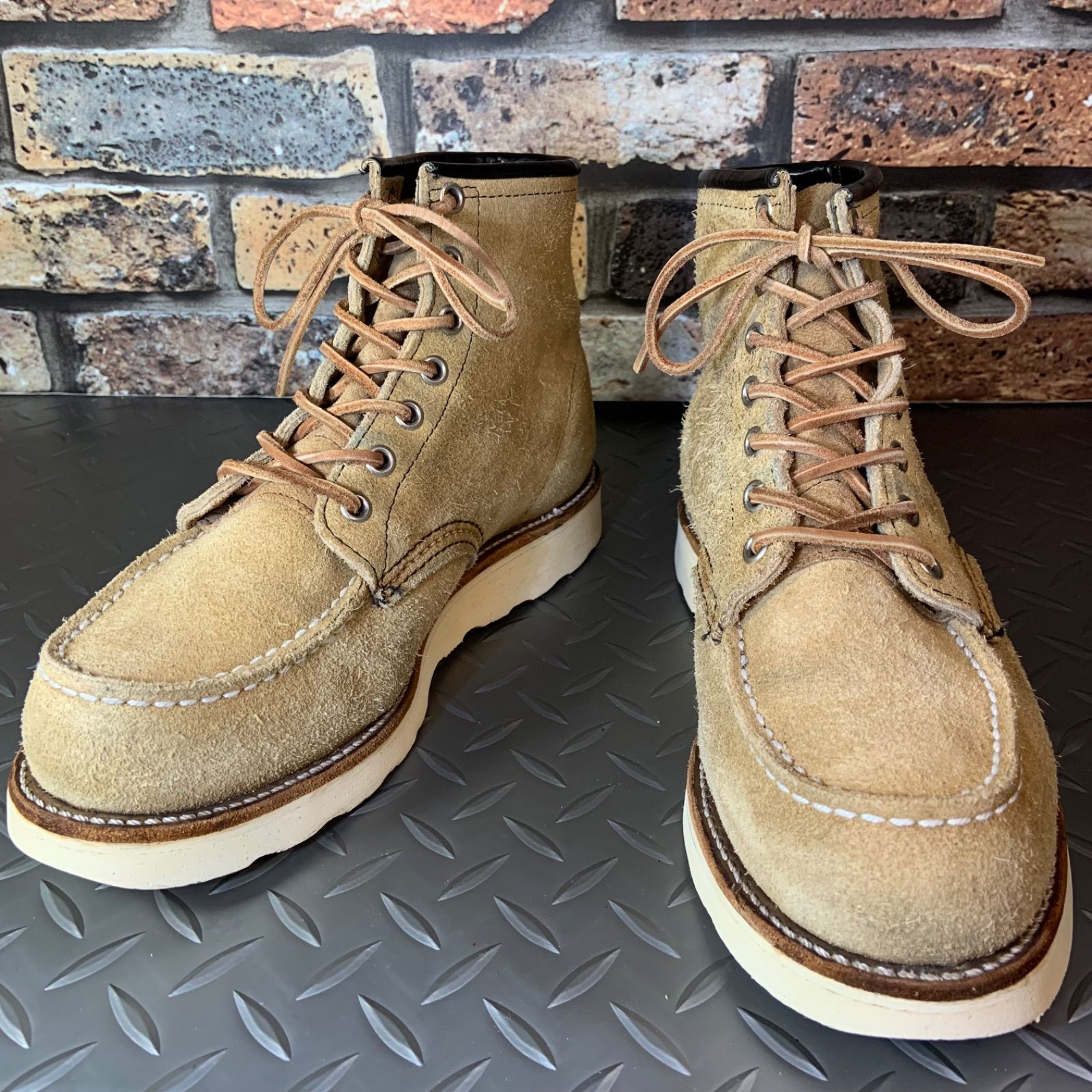 RED WING 8167 US7 25cm モックトゥ スエード USA製 RED WING 8167 US7 25cm モックトゥ スエード USA製 RED WING