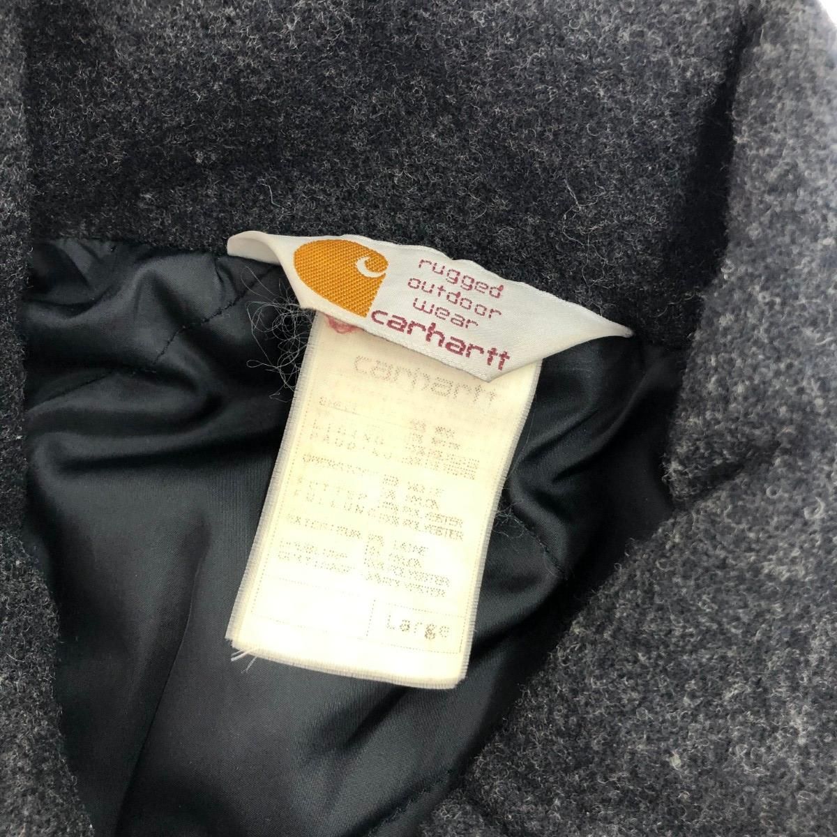 Carhartt カバーオール グレー ブラウン Carhartt カーハート カバーオールジャケット サイズ:L ウール