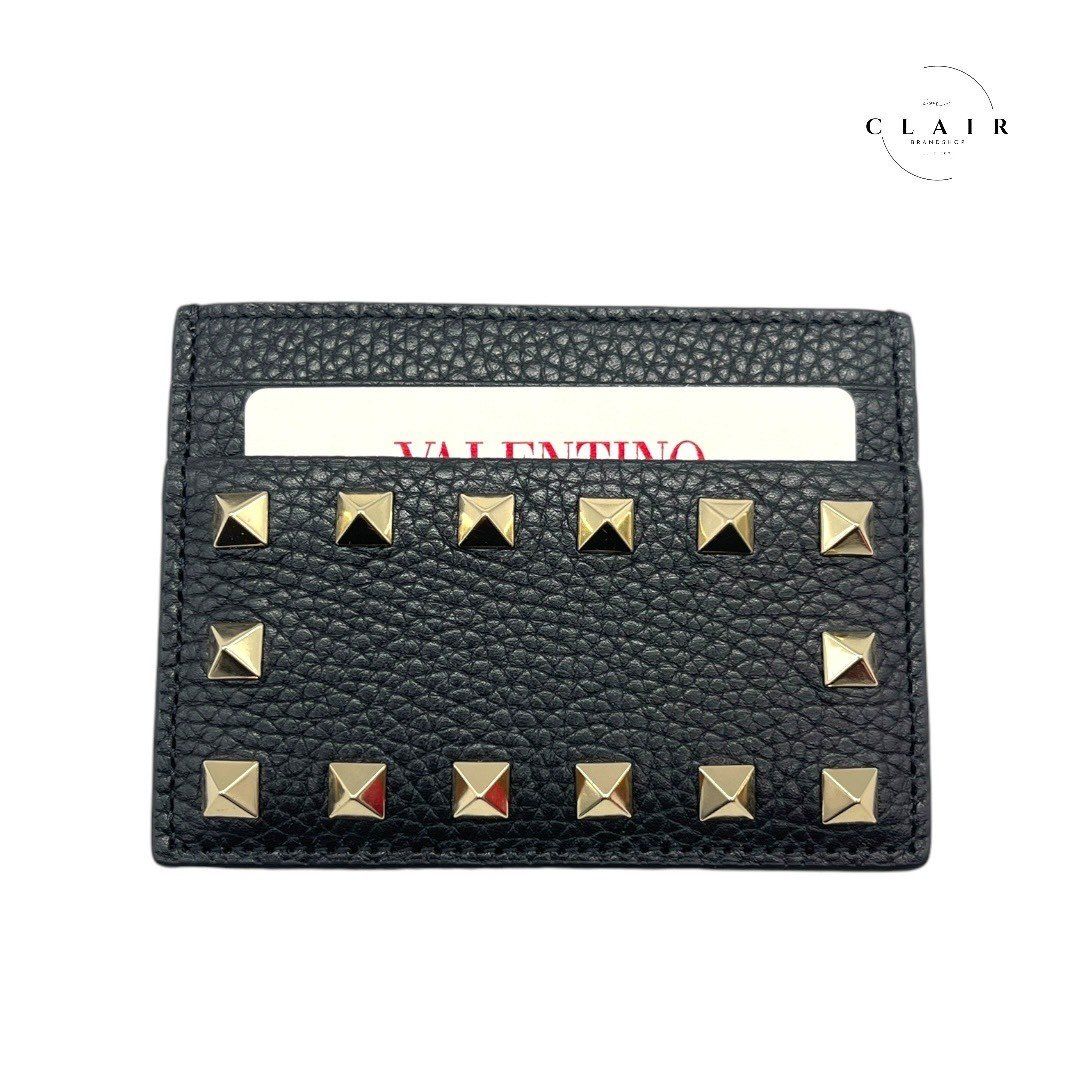 VALENTINO GARAVANI ロックスタッズ カードケース ブラック 【公式通販】