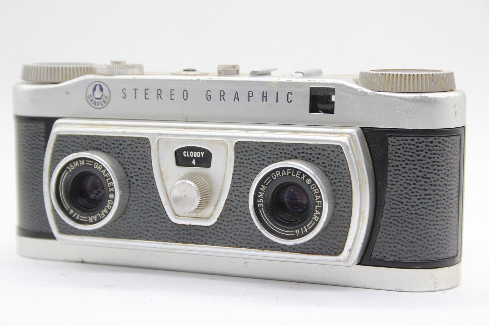 訳あり品】 GRAFLEX STEREO GRAPHIC 35mm F4 ステレオカメラ s2717