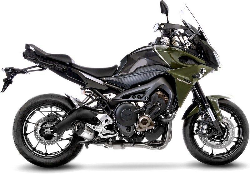 LeoVince / レオビンチ LV ONE EVO フルシステム3/1  ステンレス  カーボンファイバー エンドキャップ Db(A) Compliant YAMAHA MT-09/FZ-09/ABS (2017-2019) | 14228E