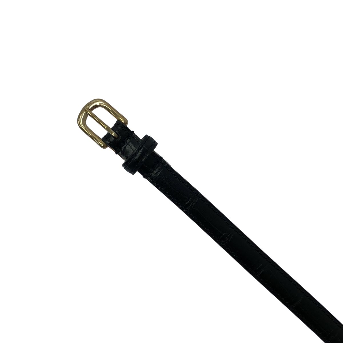 美品】 Felisi / フェリージ | レザー 型押し ゴールドバックル