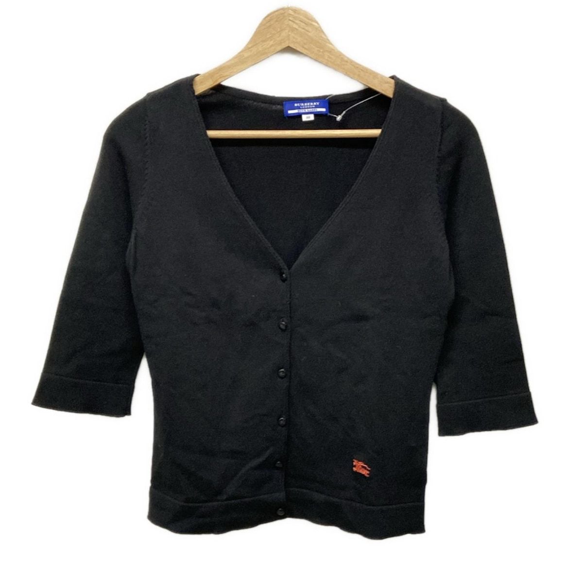 Burberry Blue Label バーバリーブルーレーベル カーディガン サイズ38 M レディース - 黒 長袖