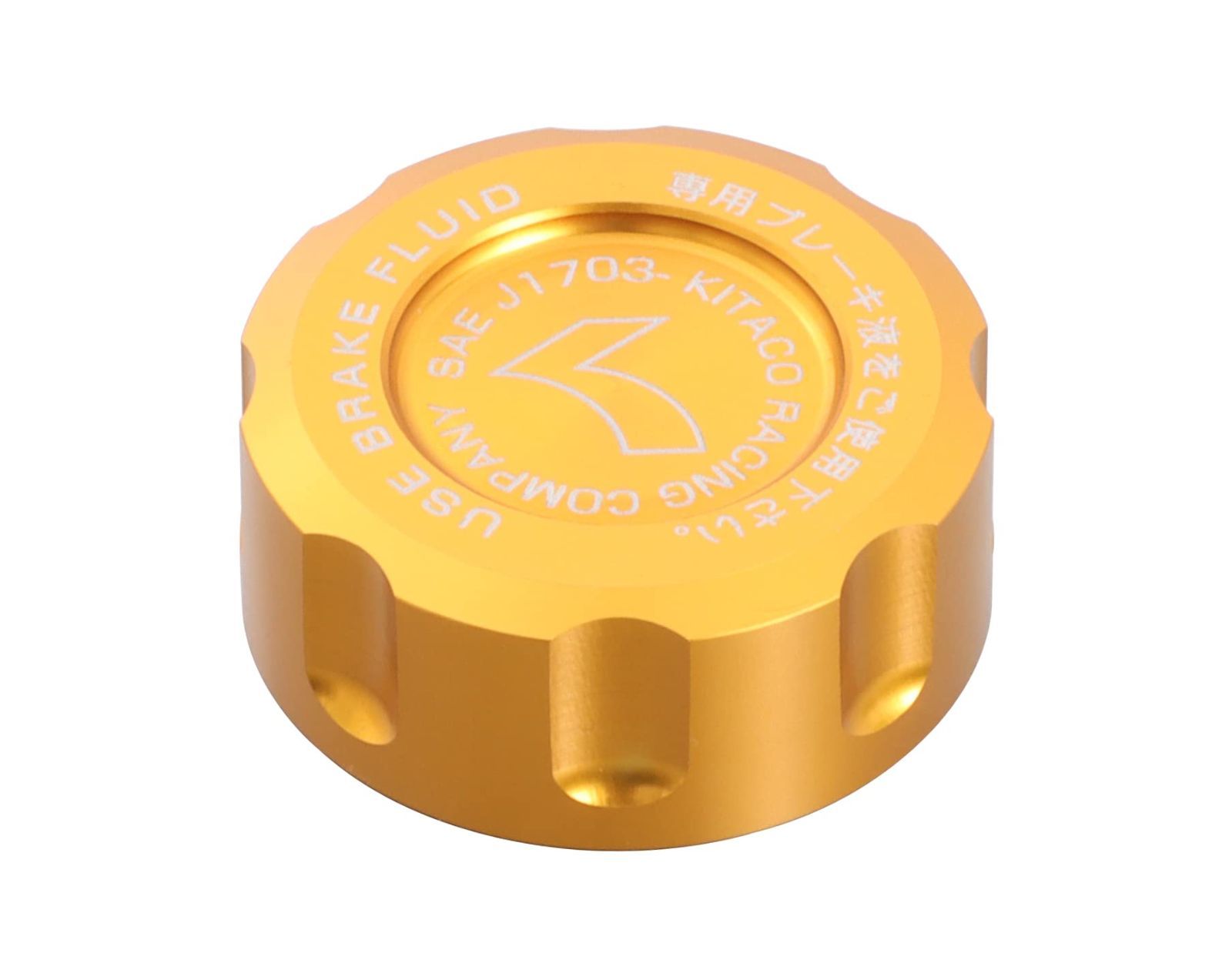 【特価セール】キタコ (KITACO) マスターシリンダータンクキャップ φ38 モンキー125(JB02/JB03) ダックス125(JB04) ゴールド 500-9010070