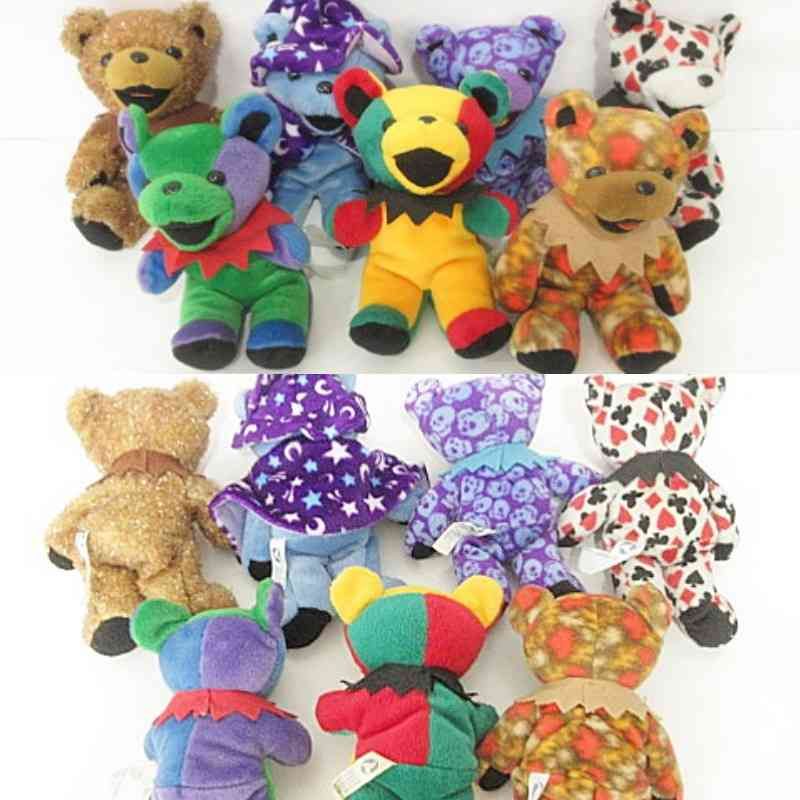 グレイトフル・デッドベア セット ぬいぐるみ カラフル 総柄 ドール