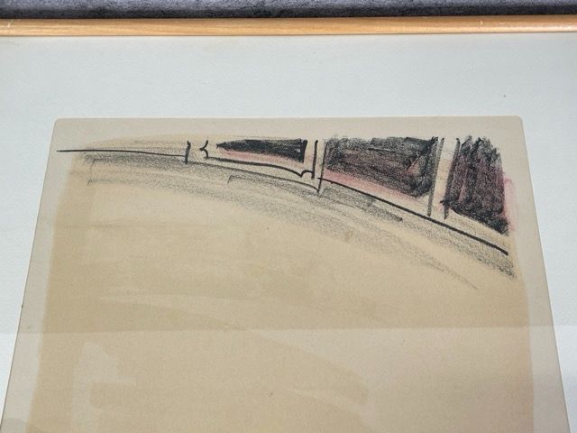 石版画 絵サイズ約32×45cm