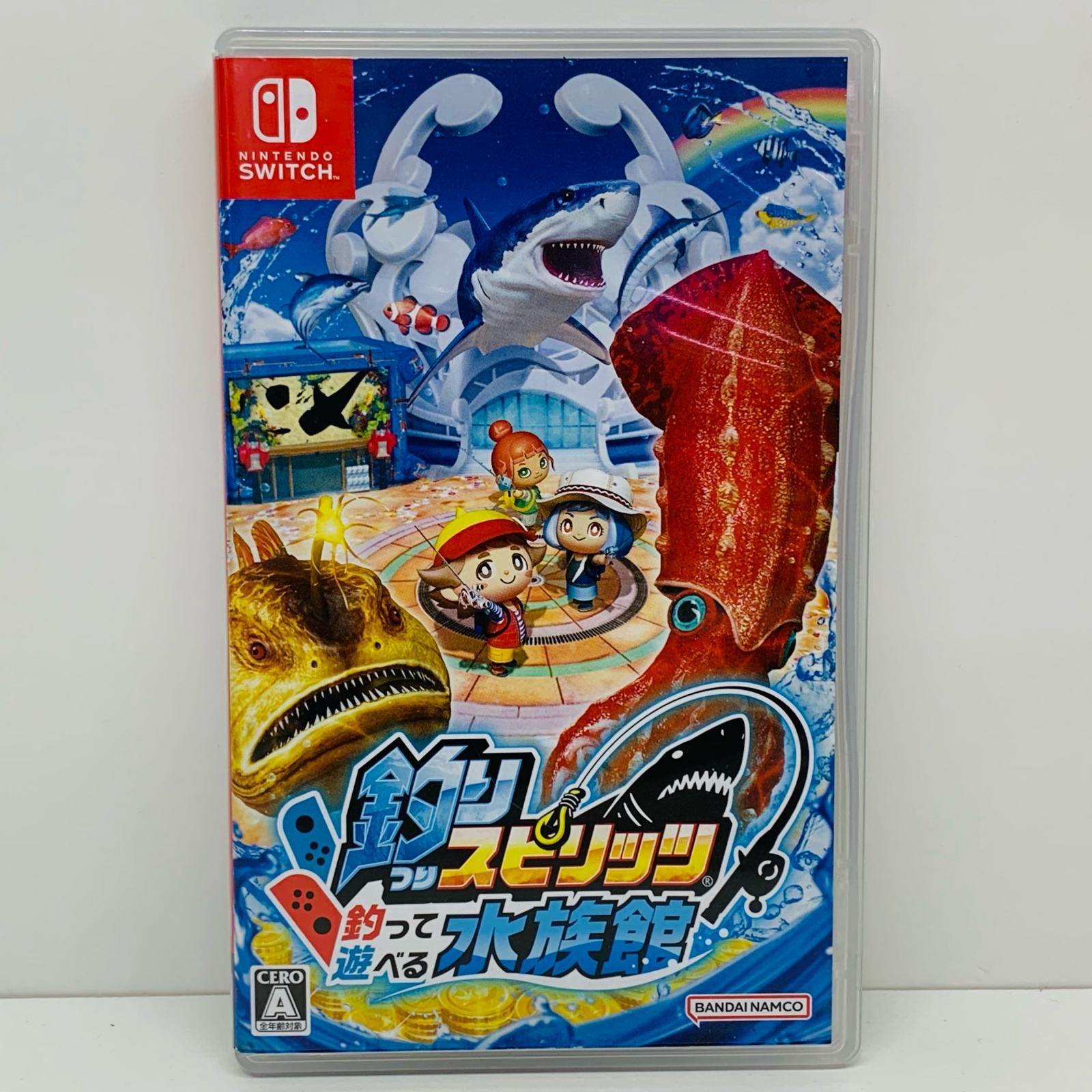 【飾磨店】 中古 BANDAI NAMCO | バンダイナムコ ゲームソフト 釣りスピリッツ　釣って遊べる水族館 Nintendo Switch スポーツ 2022年製 HAC-P-AZ4KA 【646】