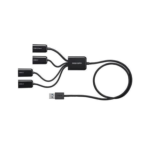 サンワサプライ USB3.2 USB Gen1+USB2.0 4ポート Gen1 USB3.2Gen1+USB2.0コンボハブ コンボハブ Gen1＋USB2.0 &frasl;USB3.2 コンボハブ(4ポート) USB-3H436BK USB-A USB-3H413BKNが1,910円 Gen1+USB2.0コンボハブ 入数