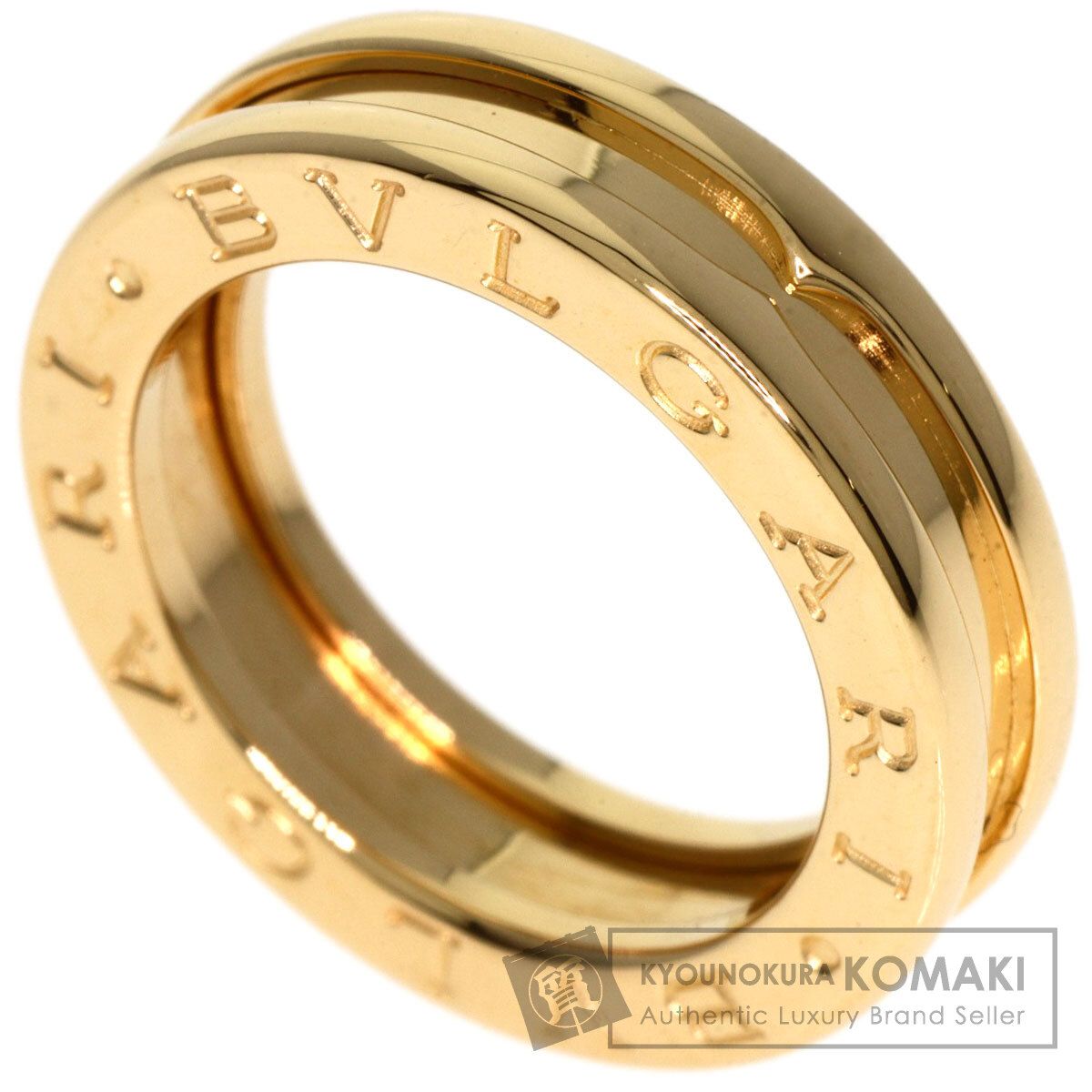 BVLGARI ブルガリ B-zero1 ビーゼロワン 1バンド 47 リング 指輪 K18YG レディース