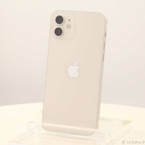 美品・修復歴なし】iPhone 12 ホワイト 128GB SIMフリー 本体 中古品〕 iPhone12 128GB ホワイト MGHV3J／A SIMフリー【305