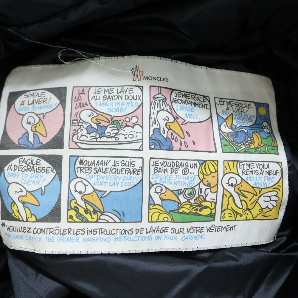 MONCLER モンクレール 17AW HERMINE エルミンヌ フーデッドジップアップダウンジャケット レディース ブラック C20934930005 53048 SIROKUMA-CORPORATION_COM