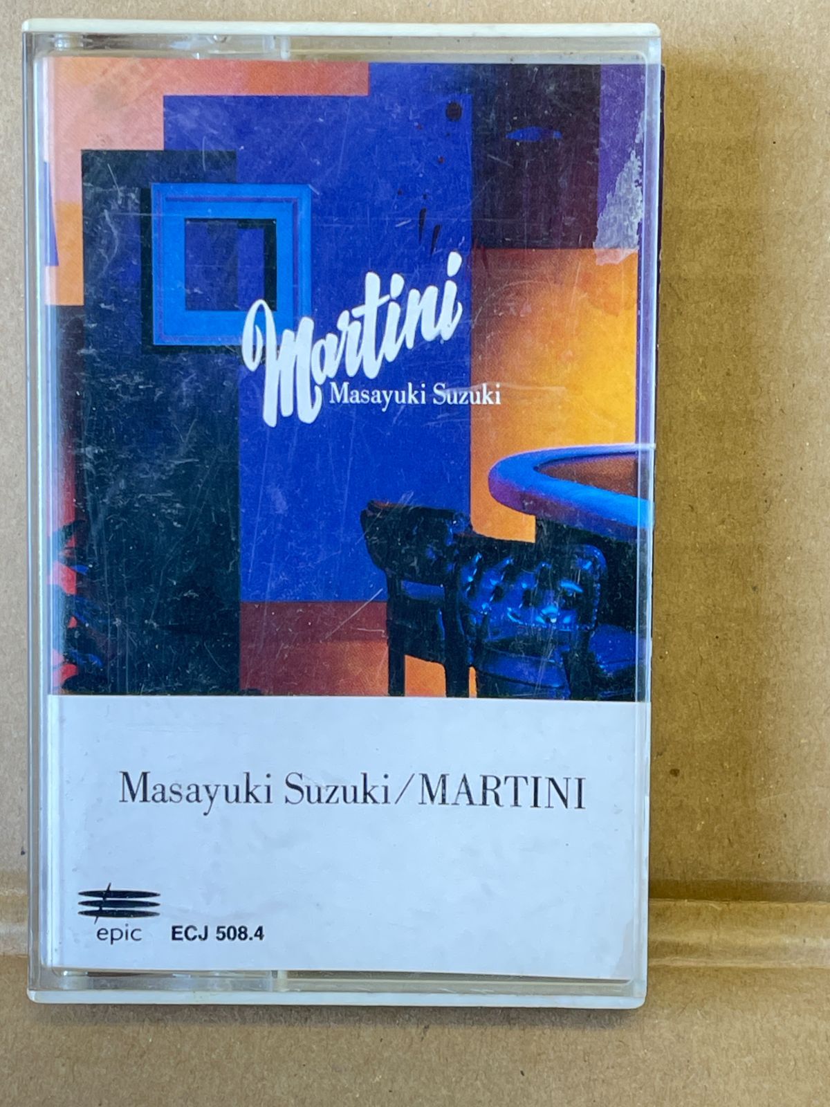 鈴木雅之 カセットテープMT ベストアルバム MARTINI ガラス越し