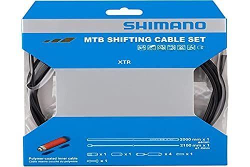 シマノ (SHIMANO) リペアパーツ シフトケーブルセット ポリマーコーティング MTB ブラック Y01V98112