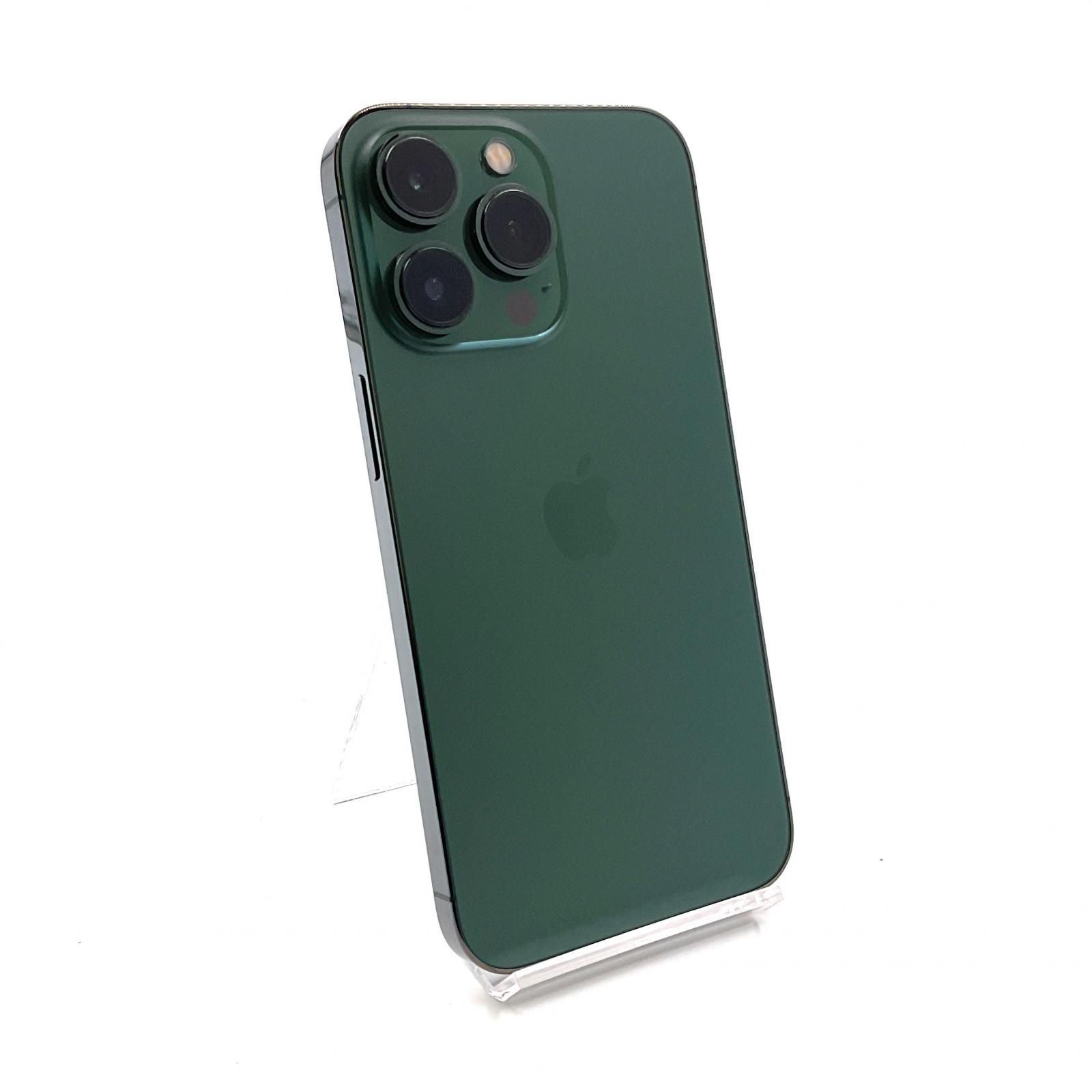 【全額返金保証】【最速発送】Apple iPhone 13 Pro 256GB アルパイングリーン SIMフリー 美品 動作確認済 85%