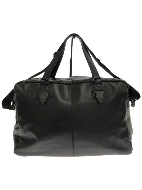 Yohji Yamamoto POUR HOMME ヨウジヤマモト プールオム 2009SS 2WAYレザーブリーフバッグ ブラック  HV-I03-764