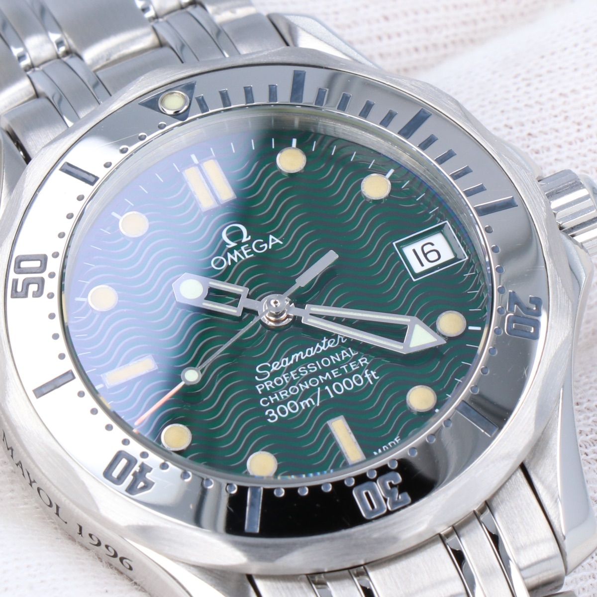 OMEGA】 オメガ シーマスター300M ジャックマイヨール1996 2553.41 SS 