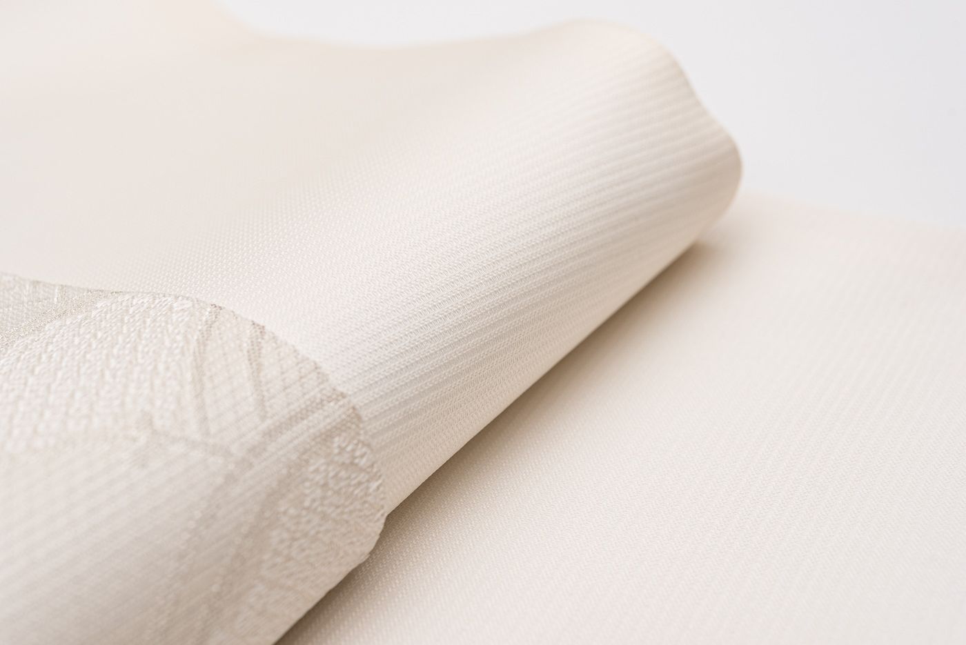 新品 夏帯 絽 九寸名古屋帯 松葉青海波